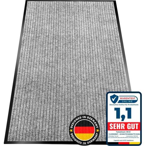 Tapis entrées commerciales, halls d’immeuble, Gris 50 x 80 cm (1/5)