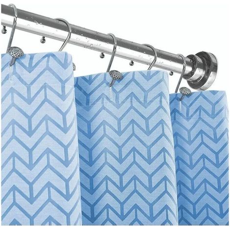Tringle Extensible de 80 à 130 cm pour Rideau de Douche, Ensemble de Tringles Télescopiques sans Perçage en Acier Inoxydable pour Salle de Bain, Armoire, Porte, Cuisine