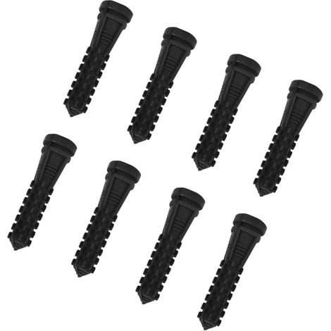 Lot de 50 bâtonnets en caoutchouc noirs pour plumer la volaille, compatibles avec les plumeuses automatiques. (1/5)