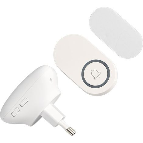 Sonnette sans Fil, Installation Simple, Cellule Bouton D'accueil, Sonnette sans Fil Longue Distance, Bipeur pour Personnes âgées EU 100 à 220 V -ANPVIZ (1/5)