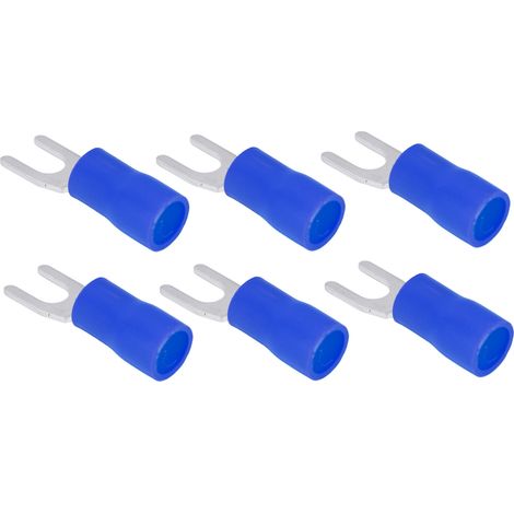 300 Pièces Embouts à Fourche en Cuivre Isolés PVC Type U pour Câblage Électrique et Éclairage SV1.25-4 (1/5)