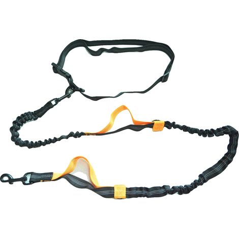Correa para correr, diseño reflectante, longitud ajustable, color naranja. (1/2)