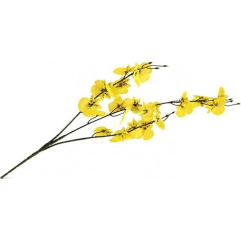 Fleur Artificielle Oncidium, Branche, 3 Branches Courtes, 25cm (1/5)