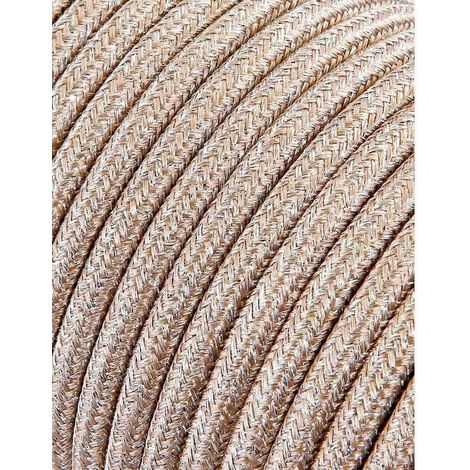 Cavo Tubolare Cord 2x0,75mm C15 Beige 5m