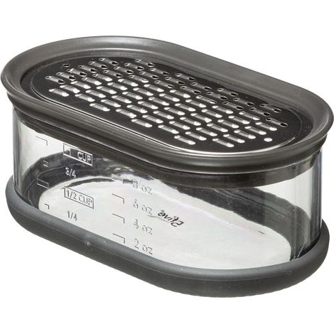 Râpe avec récipient longitudinal, acier inoxydable (1/5)