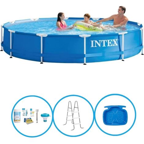 Intex Piscine Tubulaire Ronde - 366x76 cm - 4-pièces S22460 (1/5)