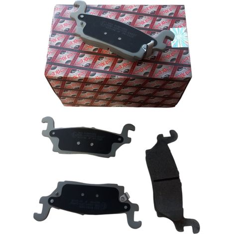 Kit 4 pastiglie freno posteriori compatibile per hummer h3 dal 2005-