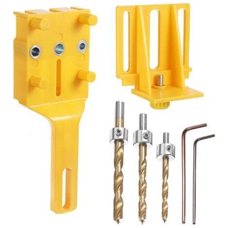 6/8 / 10mm trou poinçon à main trou poinçon travail du bois planche verticale perceuse outils de travail du bois (1/5)