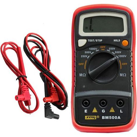 Mégohmmètre numérique BM500A 1000V 1999M