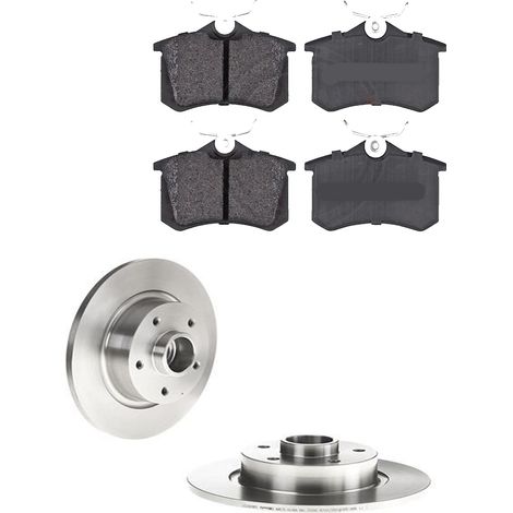 KIT FRENI POSTERIORI compatibile con RENAULT GRAND SCÉNIC III (JZ0/1) - DISCHI + PASTIGLIE OEM: P 68 024 , P 68 064 / 18160C /SOSTITUZIONE DIRETTA/BASSA POLVERE/SILENZIOSO (1/5)