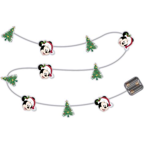 Guirlande lumineuse de Noël 10 LED - Mickey (1/3)