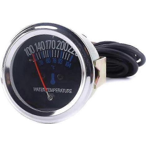 Testeur mécanique de température de l'eau en Fahrenheit et Celsius, compatible avec les motos et les voitures (1/5)