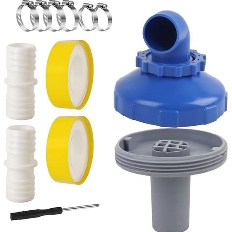 Buse d'entrée de piscine pour piscine Intex rotative à 360 ° - Installation facile - Accessoire de circulation ABS pour 32 mm - 38 mm - Raccordement pour panneau d'eau de nettoyage (1/5)