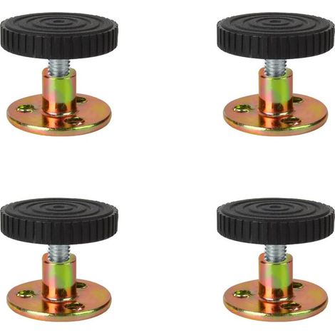Cadre de Lit Anti- Shake pour Lit Canapé Stabilisateur Fixateurs de Chevet Stabilisants Noir 4 PIèCES(33-40 mm) (1/5)