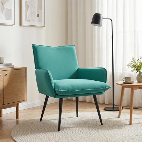 vidaXL Armchair Turquoise Velvet (1/5)