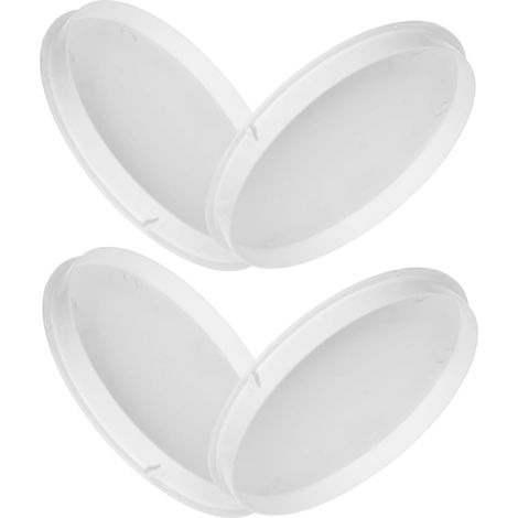 Bouchons de tuyaux en PVC blanc lot 4 protections joints (1/5)