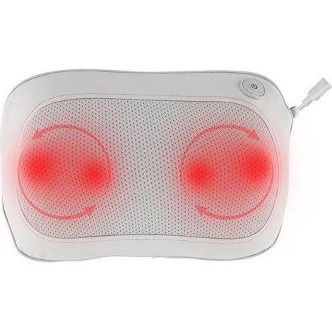 Cojín masajista calefactable - Terraillon - MULTI MASAJISTA - Shiatsu Multizonas - 4 Cabezas de Masaje - 2 sentidos de rotación - USB-C (1/5)