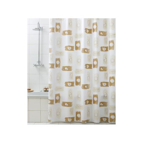 Rideaux de douche fantastique en différentes tailles Pennellate Beige