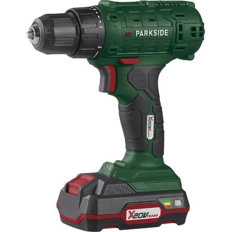 Perceuse - Parkside - Pbsa 20 - Sans fil 20 V - Batterie 2 Ah - Vitesse 0-500 tr/min (1/5)