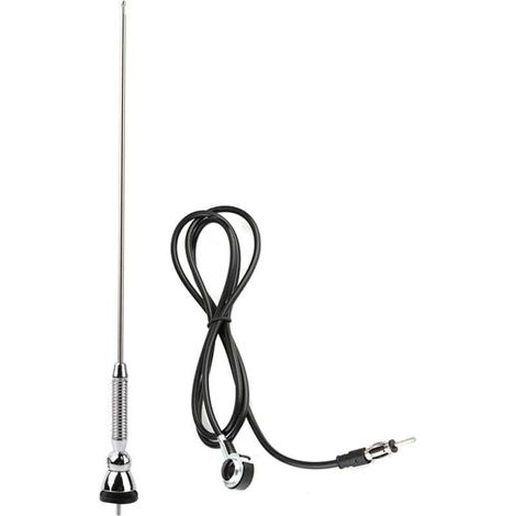 Antenne Voiture Universelle AM FM 18,5 Pouces 180 Degrés Pivotant Pour Toit Aile (1/4)