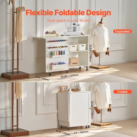 Table de couture pliante table pour machine à coudre polyvalente (1/5)