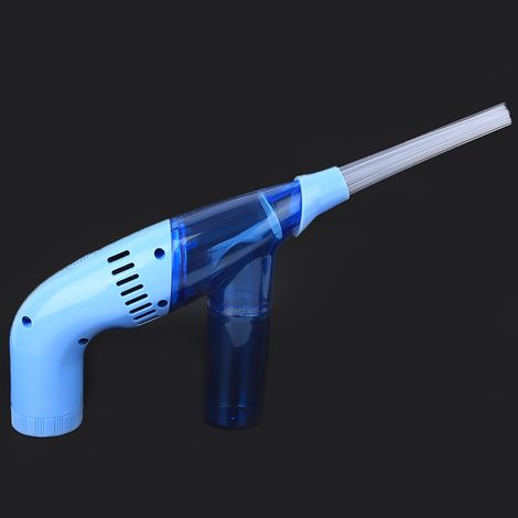 Mini aspirateur portatif sans fil bleu (1/5)