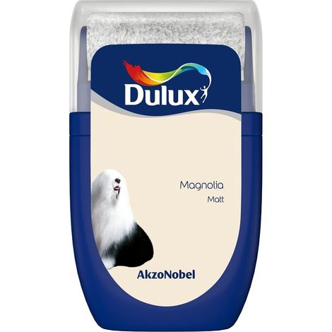 Dulux Retail Matt Emulsion Tester Paint Pot - 30ml - Magnolia