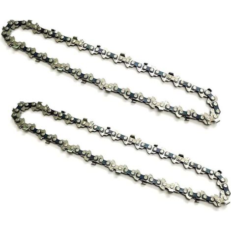 Stück 6-Zoll-Kettensägenketten für Mini-Akku-Handkettensägen, Kettenteilung 1/4", Kettenstärke 0,043"/1,1 mm, Treibglieder 37DL, nutzbare Schnittlänge 15 cm