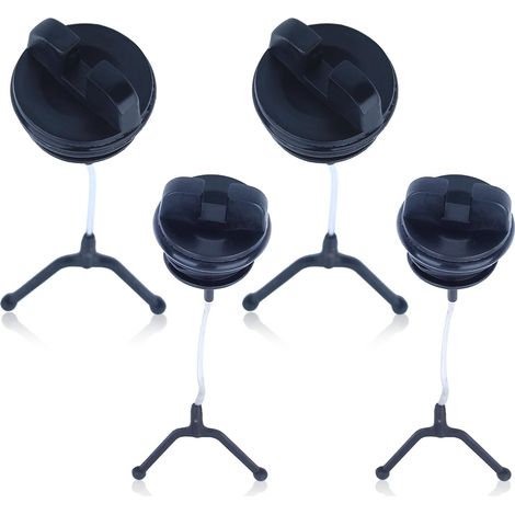 2 kits de bouchons d'essence et d'huile pour tronçonneuse Husqvarna 136 137 141 142 254 257 262 33 36 38 41 50 51 55 55 Ranchers (Non compatible 261) 5.300712665017650176 5E 26 (1/5)