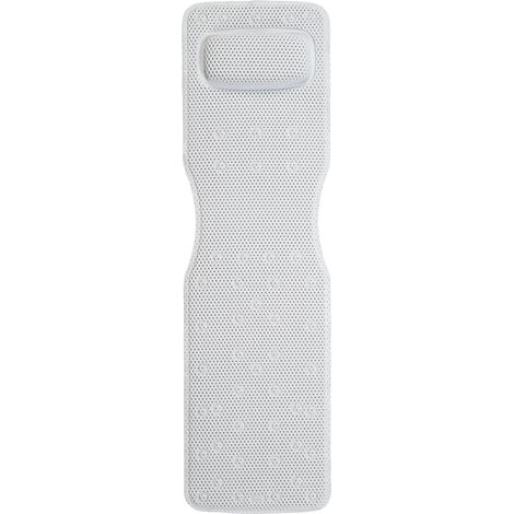 Croydex In Bathtub Non Slip Full Bath Lounger Mat, Comfortable Cushioned Design - Teviot