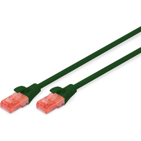 Digitus DK-1617-100/G câble de réseau Vert 10 m Cat6 U/UTP (UTP)