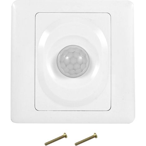 Verstellbarer Wandschalter mit Bewegungsmelder, intelligenter PIR-Infrarotsensor für energiesparende LED-Lampe - Crezuo (1/4)
