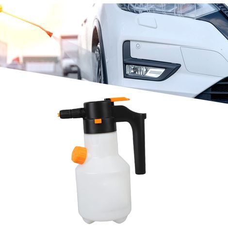 Elektrischer Skimmer + 2-Liter-Sprühgerät + USB-aufladbar, druckbeaufschlagt: Ideal für die Auto-, Haus- und Gartenreinigung. Weiß. Maße: 303 x 135 mm / 679 g (1/5)