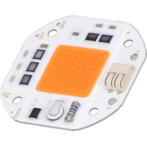 Lampe horticole LED haute puissance 380-800 nm COB (sans alimentation) pour culture hydroponique DIY, 220 V, 100 W (1/5)