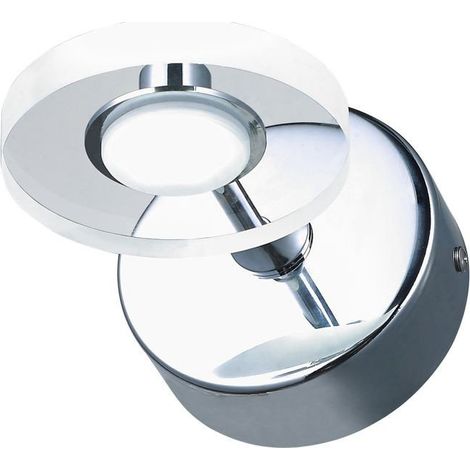 Italux Harmony - Moderne LED Wandleuchte Chrom, Warmweiß 3000K 210lm (1/2)