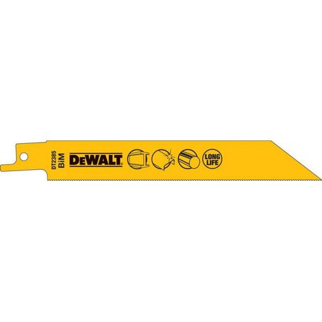 DEWALT Säbelsägeblatt 152 x 1,1 mm S922AF METALL / 5 Stk.