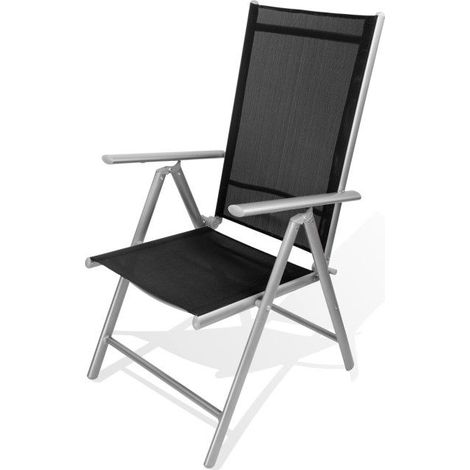 Chaise pliante en aluminium 'Rimini'