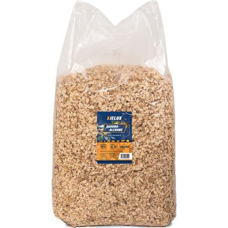 Virutas de madera de haya y aliso para ahumar, clase 10, 15 kg (1/3)