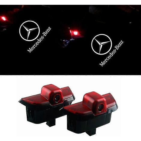 Mercedes-Benz C-Klasse Sondermodell W204 C180 C200 C260 C300 Modifizierte LED-Türbeleuchtung mit Einstiegsbeleuchtung, Stil 1
