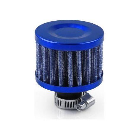 12mm Blue Universal Car Cold Air Intake Filter Kit Crankcase Vent Cover Breather (1/5)
