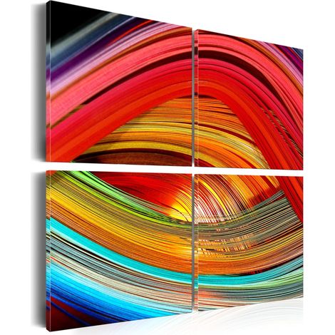 Quadro - Profondità colorate - 40x40 (1/4)
