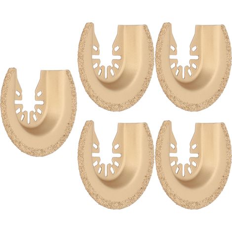 5 accessoires de coupe-bordures multifonctionnels demi-cercle (dorés) (1/5)