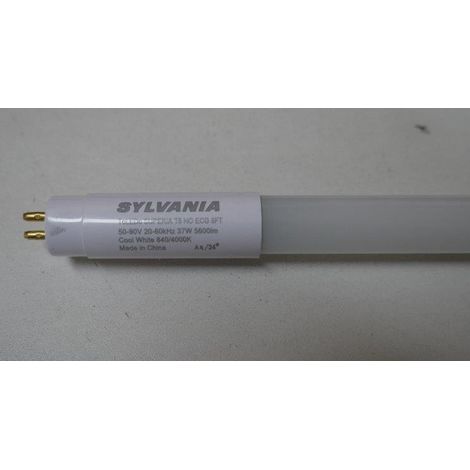 Tube T5 LED 37W (équivalent fluo 54W) 4000K 5600lm longueur 1449mm culot G5 pour ballast electronique HO Toledo Superia Sylvania (1/2)