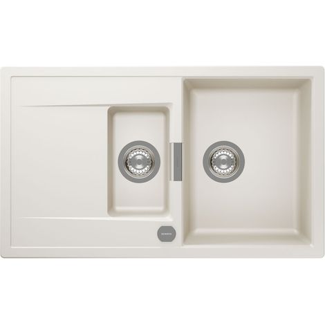 Schock Einbauspüle Cristadur Mono D-150 A Magnolia Exzenterbedienung (1/3)