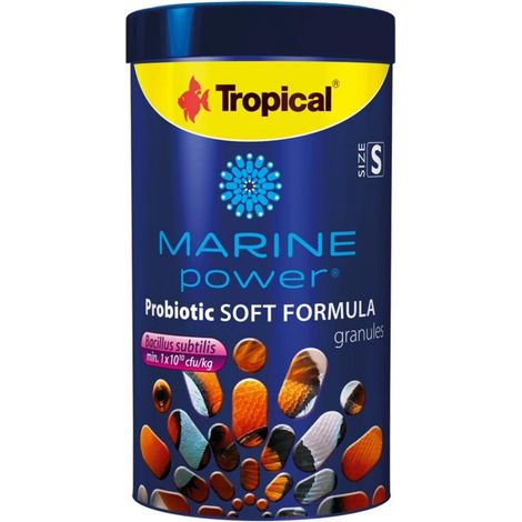 Tropical Marine Power Probiotic Soft Formula S 100ml/60g - mangime base in granuli morbidi per tutti i pesci marini (1/2)