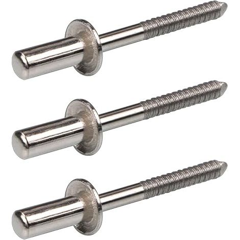 Blind Rivets, Waterproof Pop Rivets Stainless Steel, 4 x 16 mm (1/5)