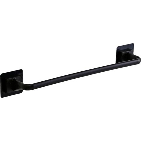 Etagere Salle De Bains - Porte-Serviettes Sans Perçage - PP - 31 cm Et 41 cm - Noir Et Blanc - 1 Piece (1/5)