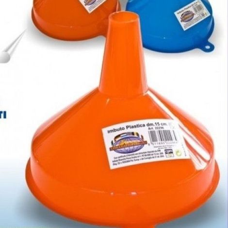 TrAdE Shop Traesio - Set 12 Imbuto Imbuti In Plastica Diametro 15cm In Vari Colori Utensilee Cucina - (1/2)
