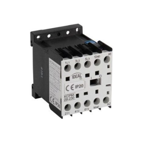 Contacteur De Puissance - 9 A - 230 V Ac-3 - Montage Rail Din Th35 - Ip20 - 1 Contact Auxiliaire 1No - 4 Kw À 400 V (1/5)
