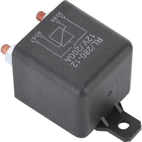 Relais de démarreur automobile WM686 12 V, 4 broches, marche/arrêt, relais de démarreur haute performance RL180 200 A (1/5)